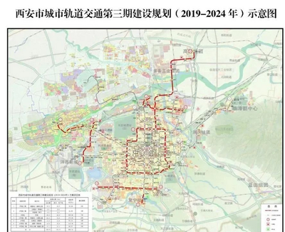 西安軌道交通步入"快車道&rdquo;今年開通4線,未來五年建設(shè)170公里