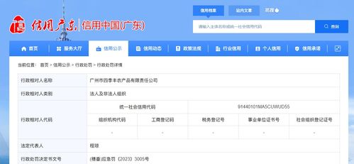 廣州市番禺區(qū)應(yīng)急管理局對四季豐農(nóng)產(chǎn)品公司作出行政處罰